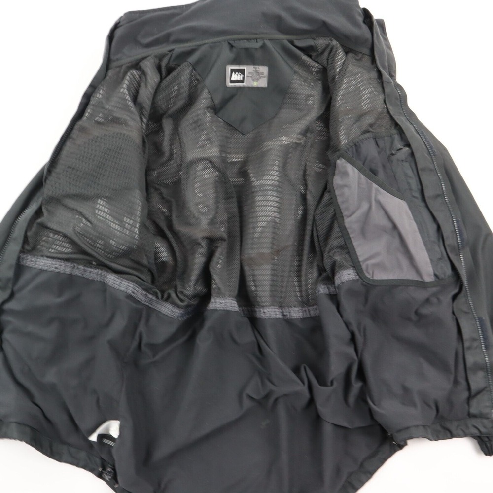 Rei E1 Elements Jacket Men's Small Gray Full Zip … - image 2